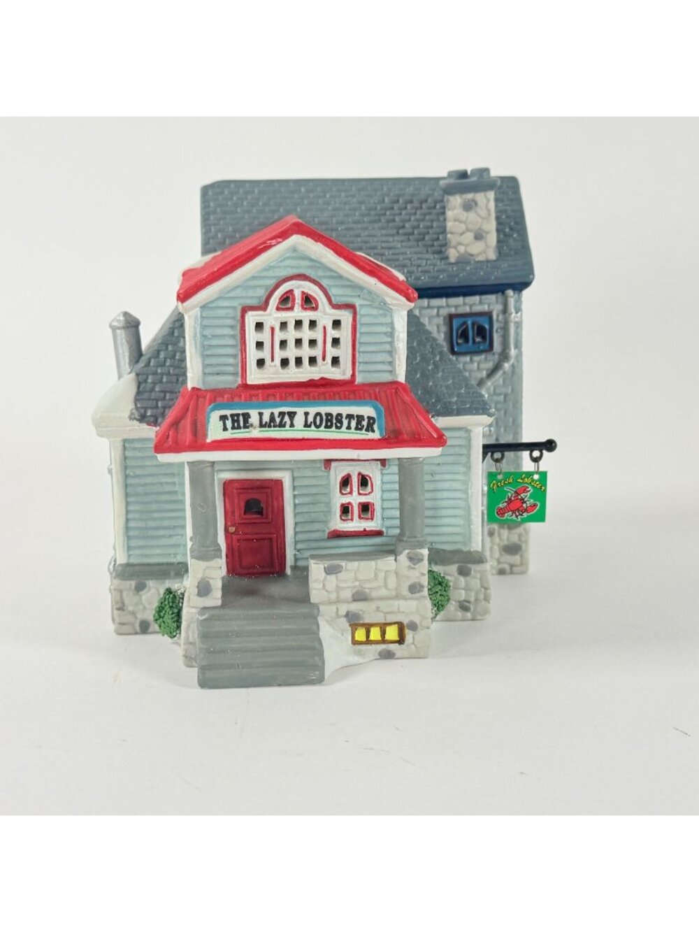 Vintage 1997 The Lemax Lazy Lobster Seasonal Village Building Collectible no Cor